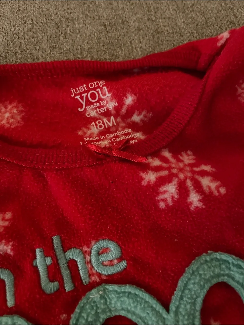 Red 'On the Good List' Kids Long Sleeve Dress